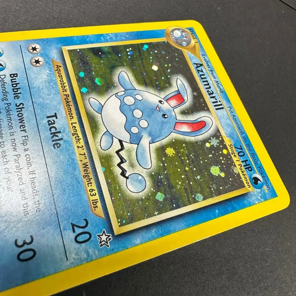 Pokemon TCG Azumarill Neo Genesis 002/111 Holo Rare Unlimited NM